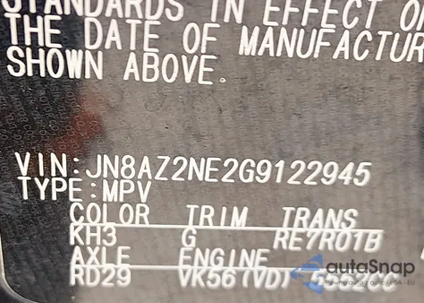 2016 Infiniti Qx80 Limited z USA, uszkodzony, nr VIN JN8AZ2NE2G9122945